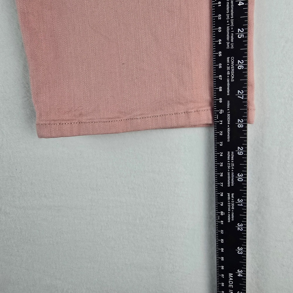Rafaella Weekend Capri Pants Women 16 Pink Stretch Cotton Cropped Casual Pockets - Picture 8 of 10